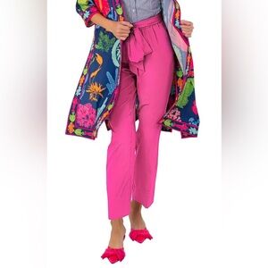 Gretchen Scott Designs Pink Cropped Jumpsuit